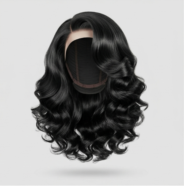 1.11 24” Loose Bounce Wig – Natural Colour | 4x4 Closure