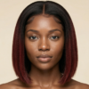 10” Two-Tone Bone Straight Wig | 5x5 Closure