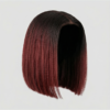1.22 10” Two-Tone Bone Straight Wig | 5x5 Closure