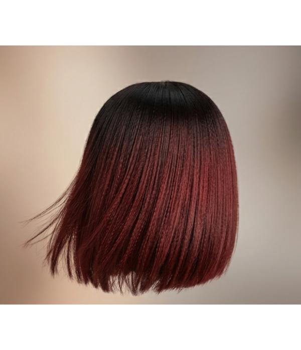 1.222 10” Two-Tone Bone Straight Wig | 5x5 Closure