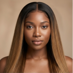 1.4 28” Vietnamese Bone Straight Wig | 300g | 5x5 Closure