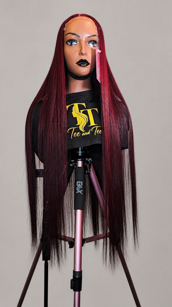 Crimson Sleek 30″ SDD Bone-Straight Closure Wig